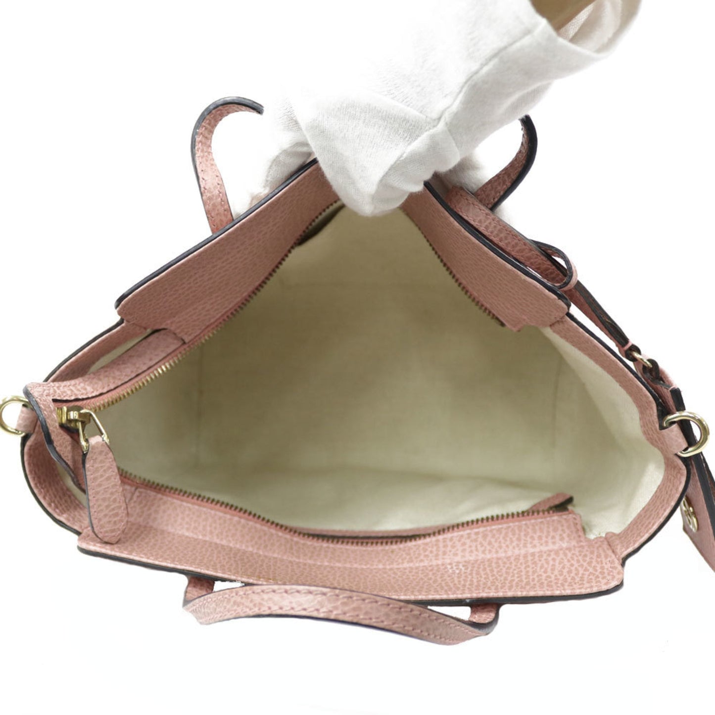 Gucci Shoulder Bag Handbag Pink Ladies