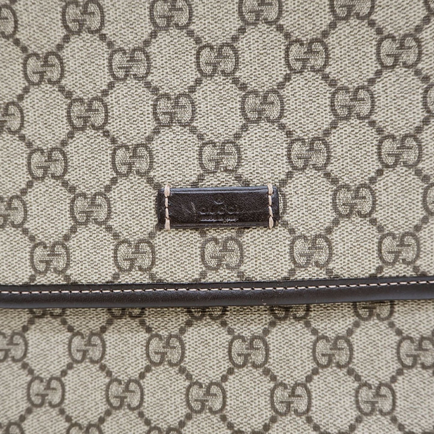 Gucci GG Supreme Shoulder Bag 223666 Beige