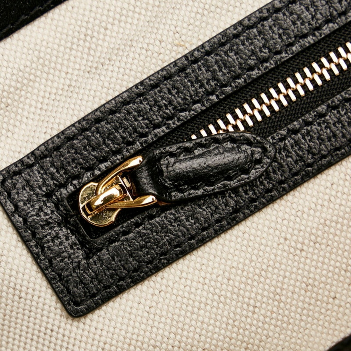 Gucci Offdia GG Medium Tote Bag 631685 Black Canvas Leather Ladies GUCCI