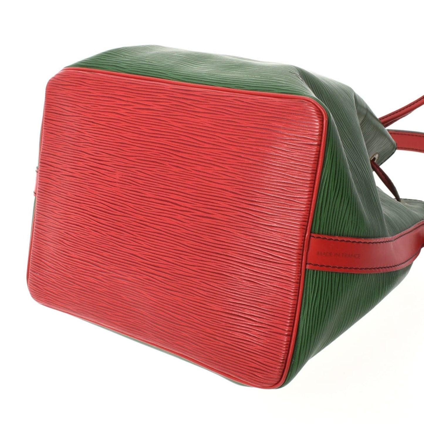 LOUIS VUITTON Epi Petit Noe Bicolor Green / Red M44147 Women's Leather Shoulder Bag