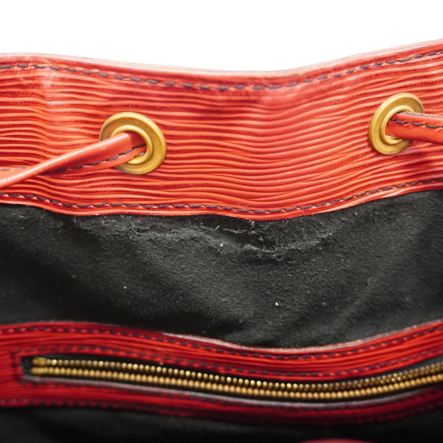 Louis Vuitton  Epi Noe M59007 Women's Shoulder Bag Castilian Red