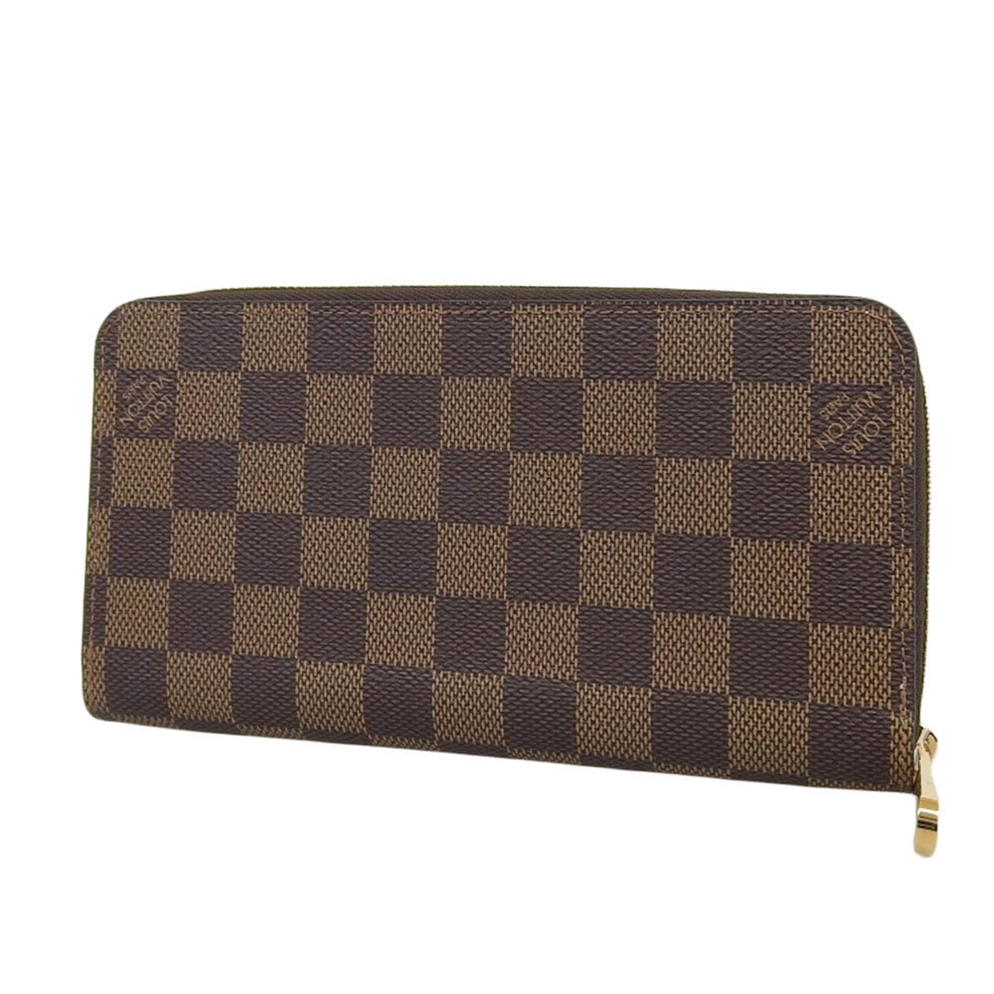 Louis Vuitton Damier Zippy Wallet Round Zipper Long Pink N60046