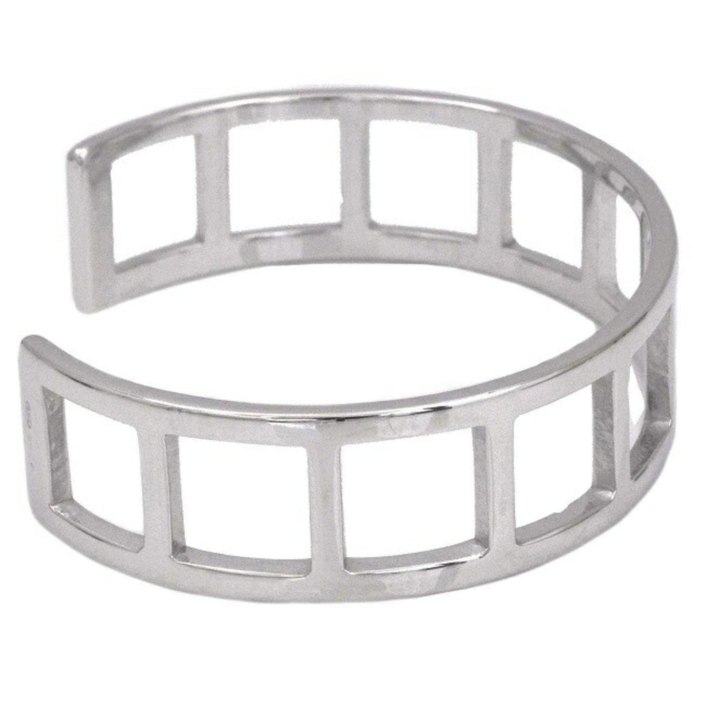 Gucci Bangle Silver Ag 925 GUCCI Bracelet Square Breath Unisex