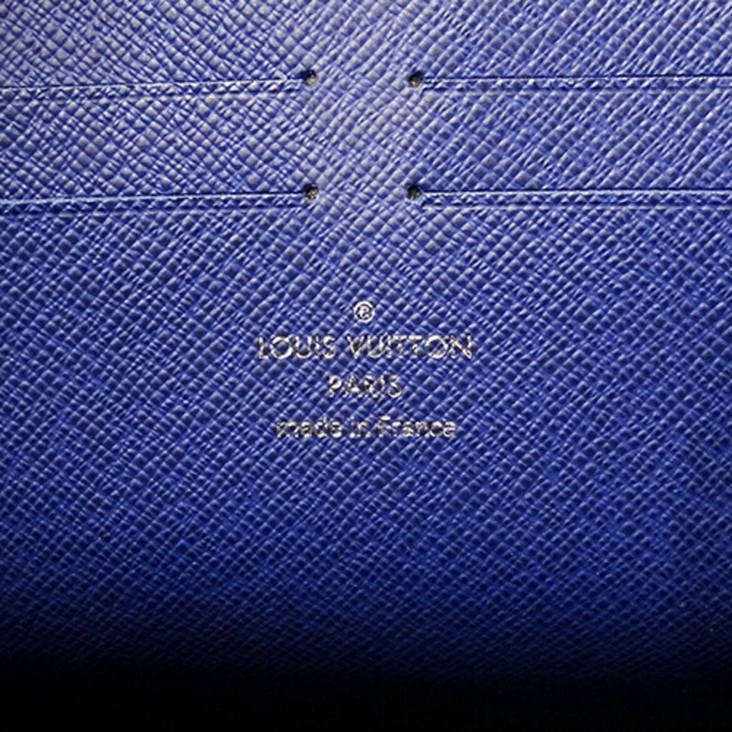 LOUIS VUITTON Bag Taiga Men's Clutch Second Pochette Voyage MM Cobalt M30575 Blue