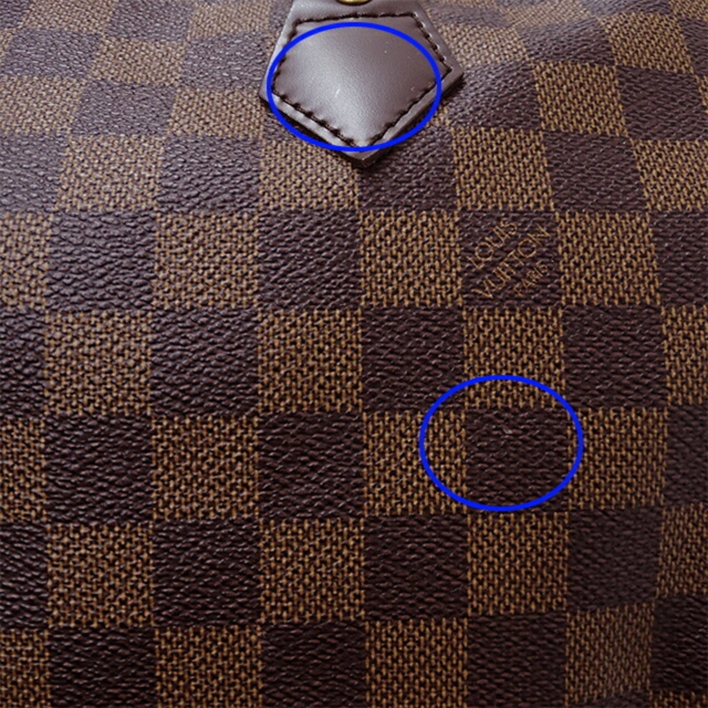 LOUIS VUITTON Bag Damier Women's Handbag Speedy 30 Brown M41526