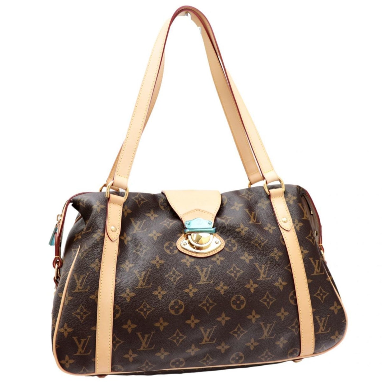 Louis Vuitton 19 Year Monogram Stresa PM Shoulder Bag Tote Ladies Brown M51186