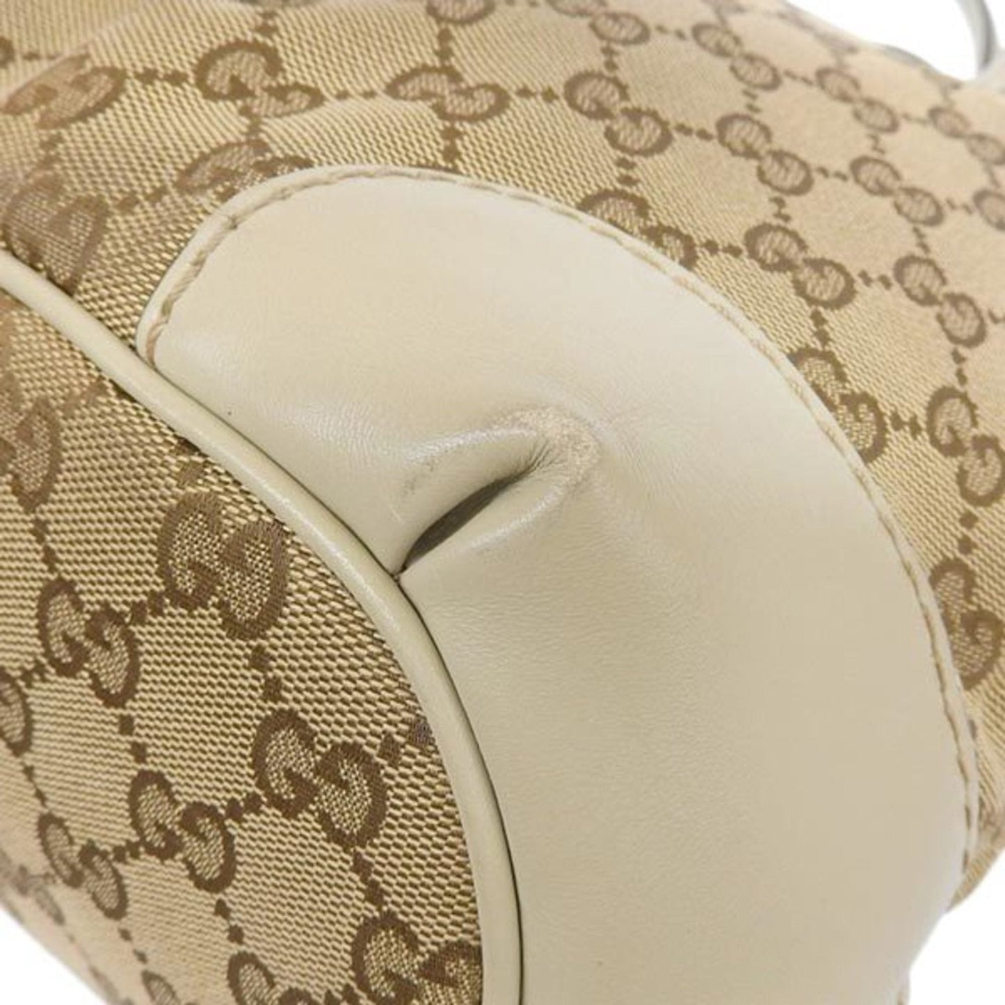 GUCCI GG Canvas Sookie 2WAY Handbag 247902 Beige/Ivory Women's