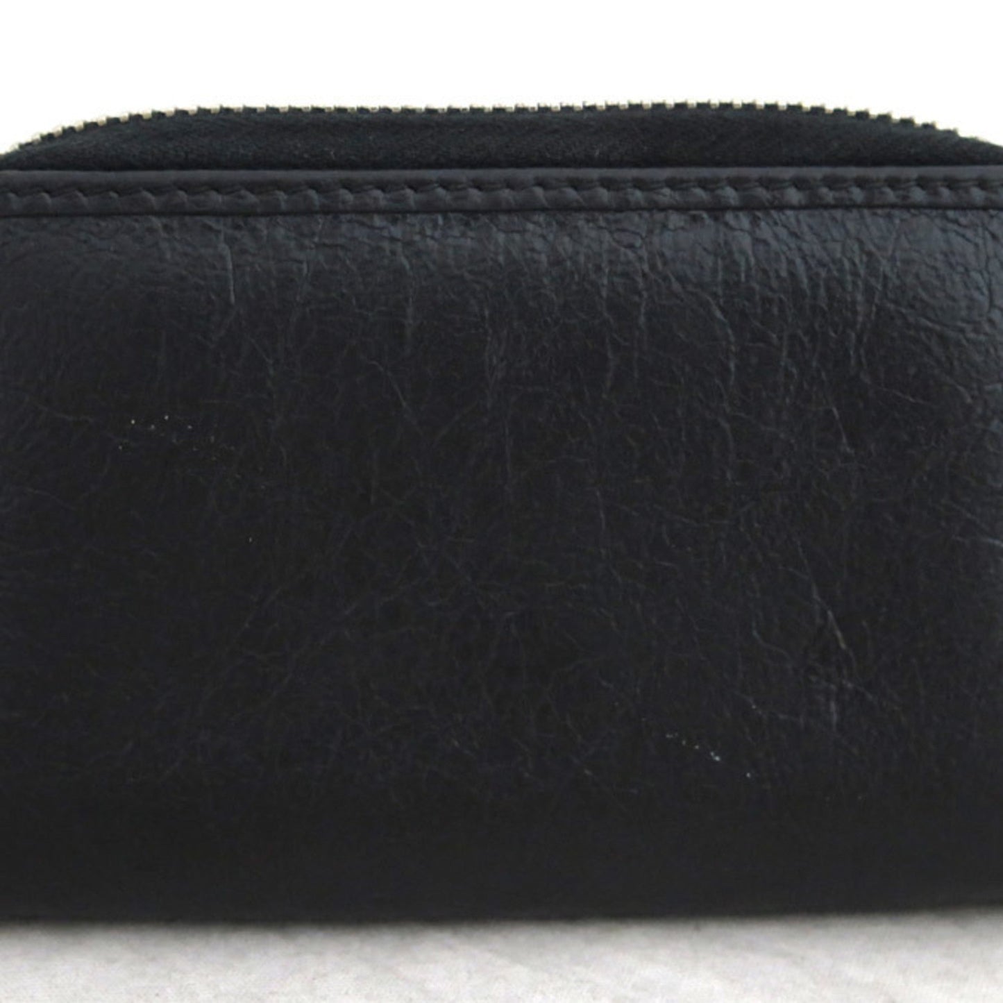 Gucci Card Case Interlocking G Black x Silver Hardware Leather Business Holder Pass Women's Men's 581530