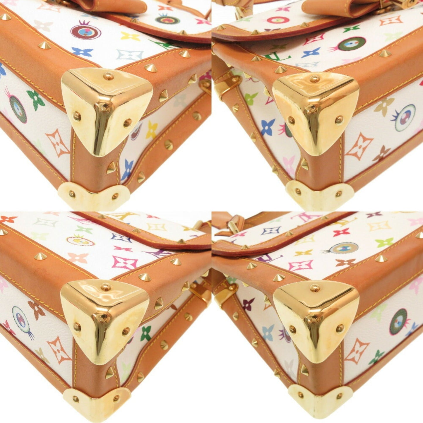 Louis Vuitton Eye Miss You Sack Mule Monogram Multicolor Blanc M92051 Handbag Bag White