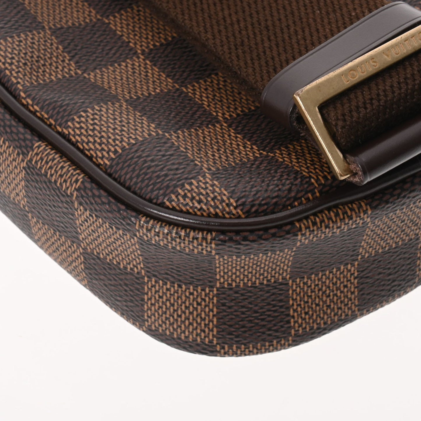 LOUIS VUITTON Damier Pochette Ganju SP Order Brown N48048 Women's Canvas Body Bag