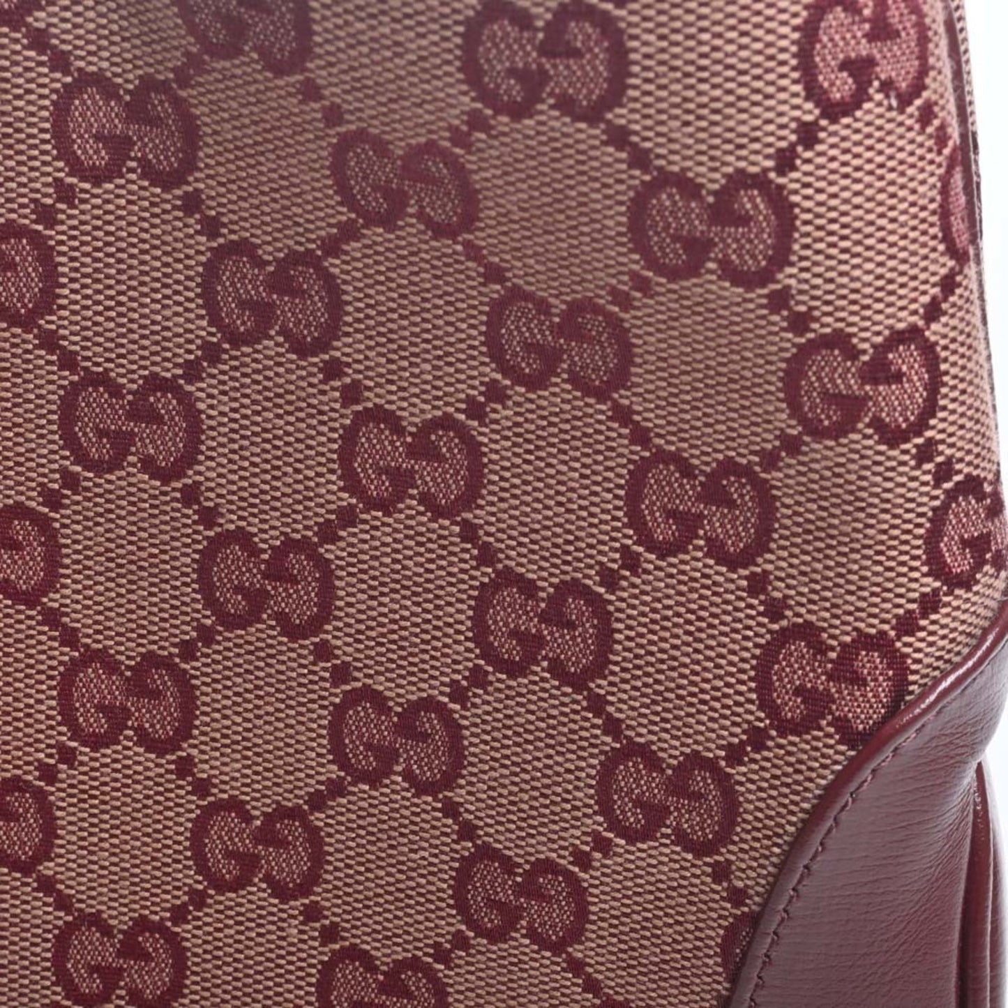 GUCCI GG Canvas Jackie 1961 Small 2WAY Shoulder Bag 636706 Bordeaux Ladies