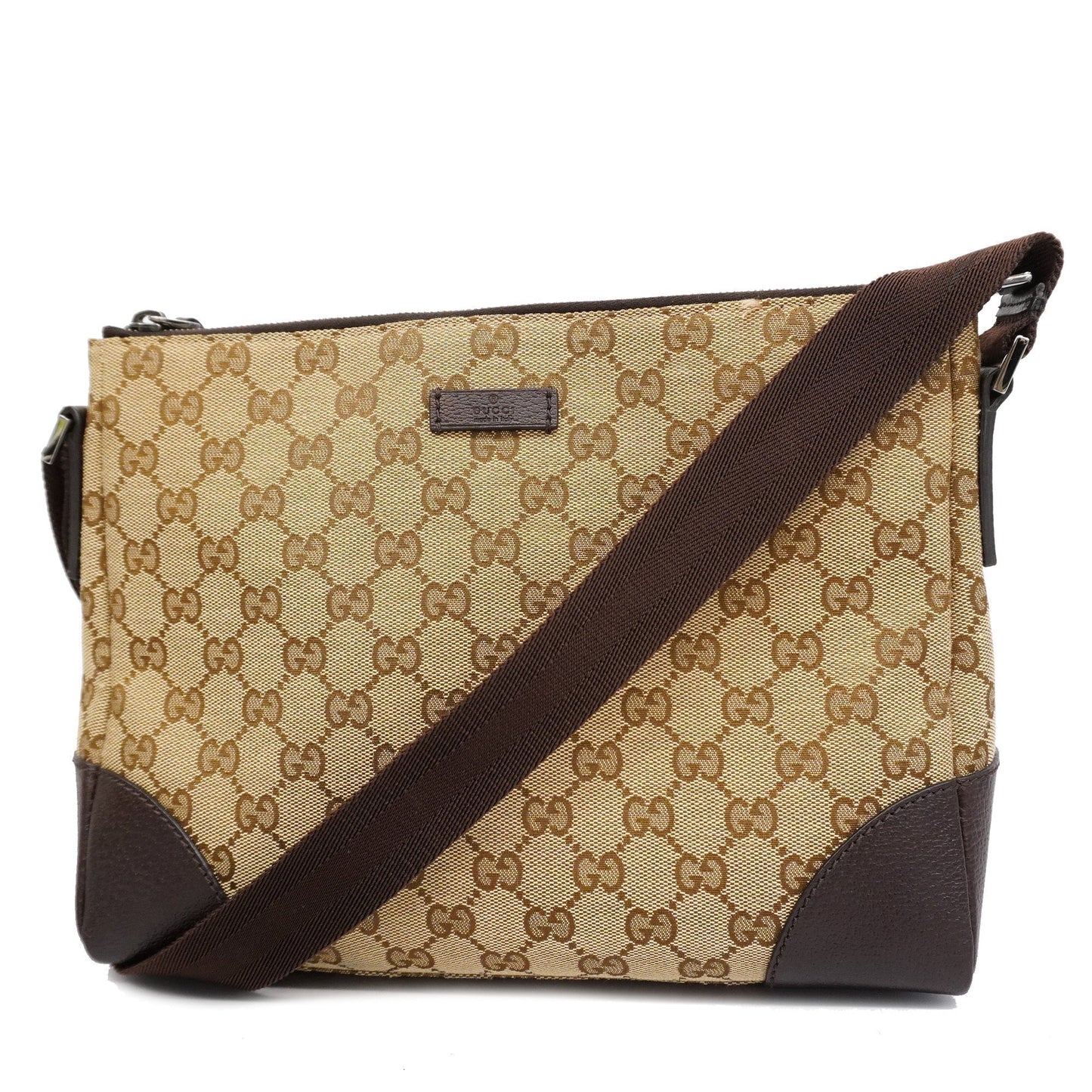 Gucci  Shoulder Bag 114273 Women's GG Canvas Shoulder Bag Beige,Brown
