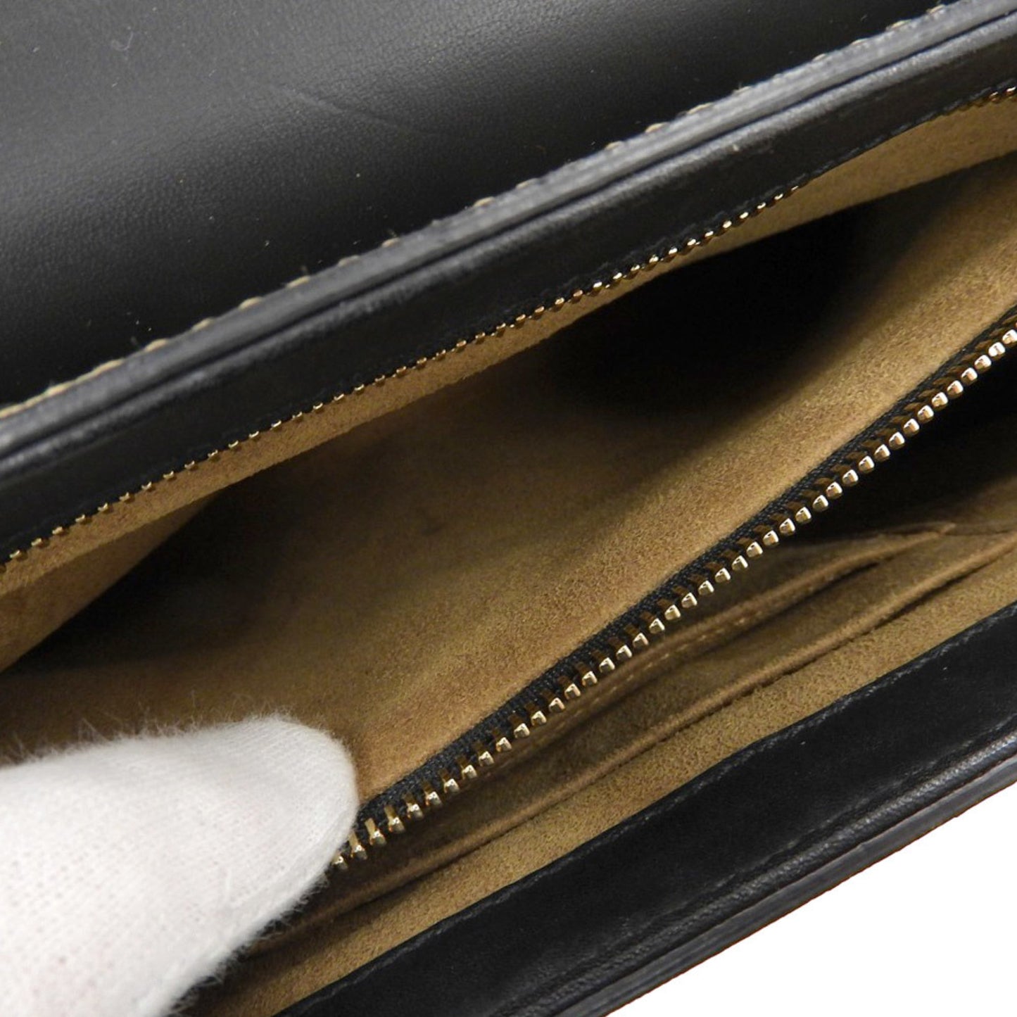 Gucci GG Supreme Padlock Shoulder Bag Leather Coated Canvas Black Brown Beige 409486 498879