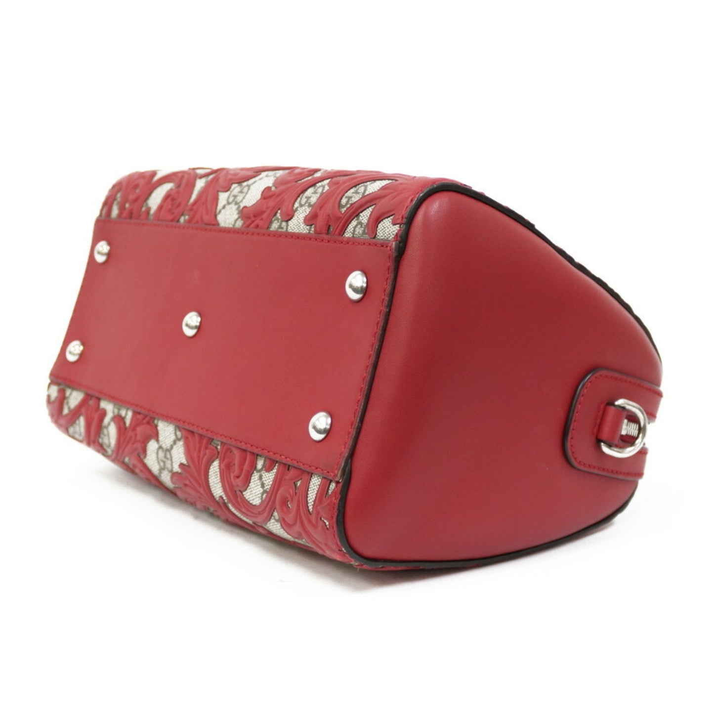 Gucci Shoulder Bag GG Supreme Handbag Arabesque Mini Boston Ladies