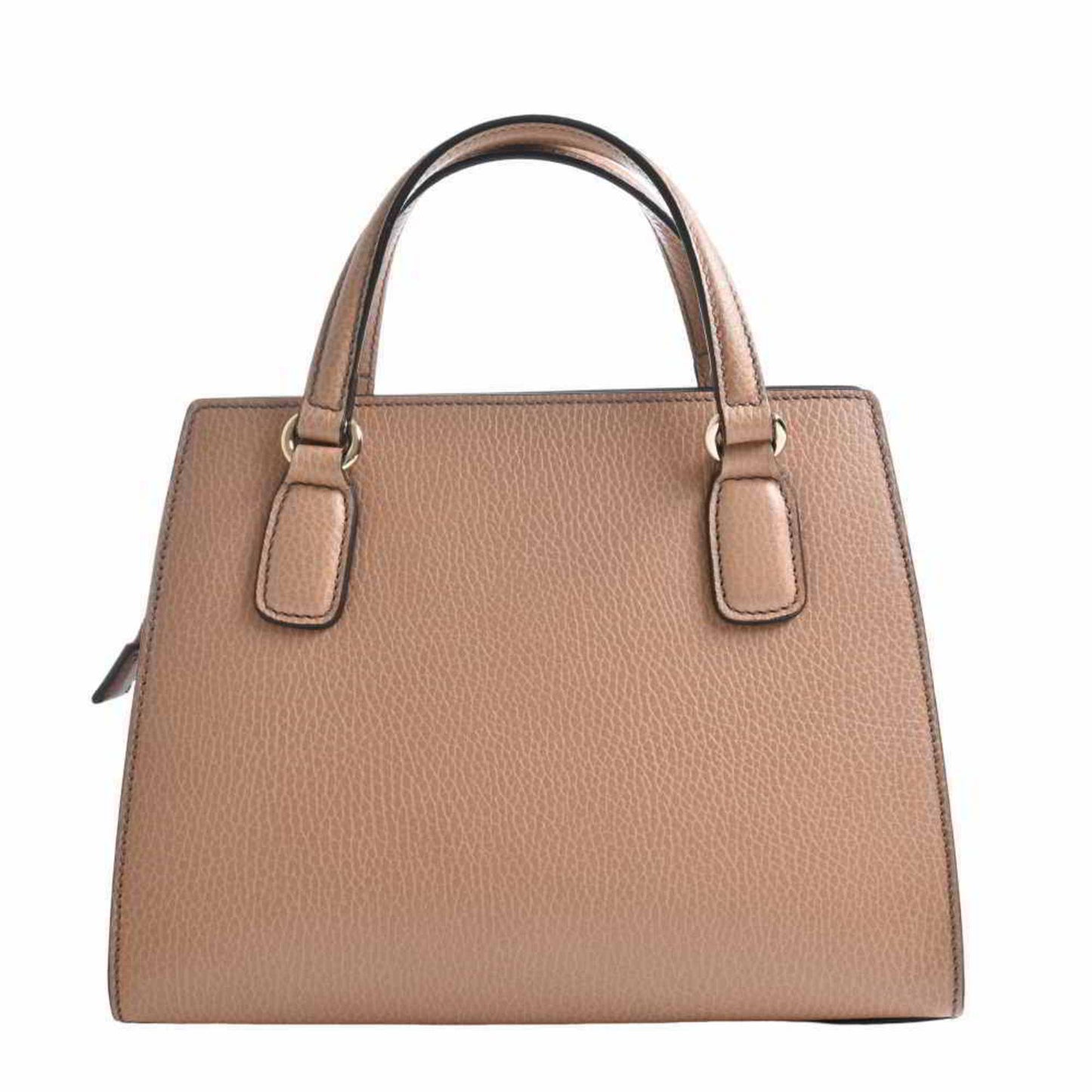 Gucci Soho Interlocking G Leather Handbag Beige