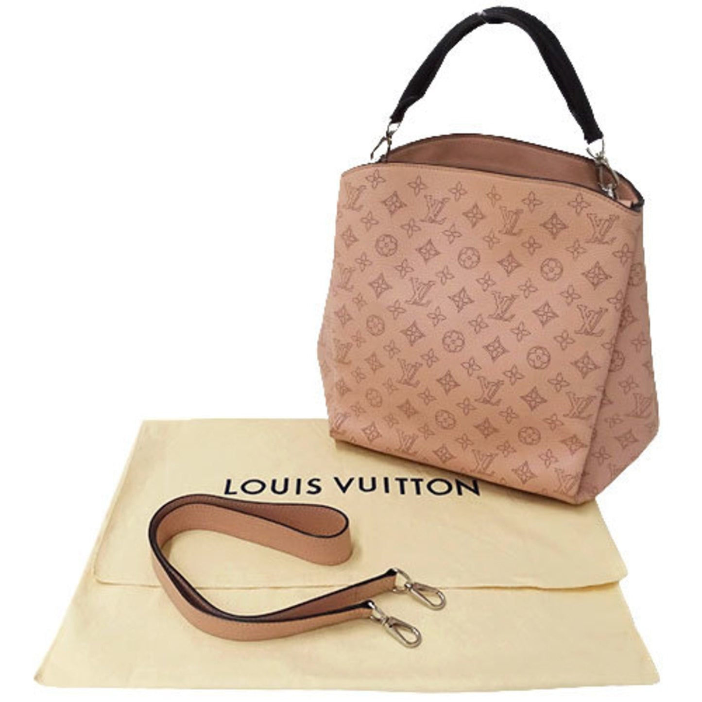 Louis Vuitton Bag Monogram Mahina Women's Handbag Shoulder 2way Babylon PM M50033 Magnolia Pink