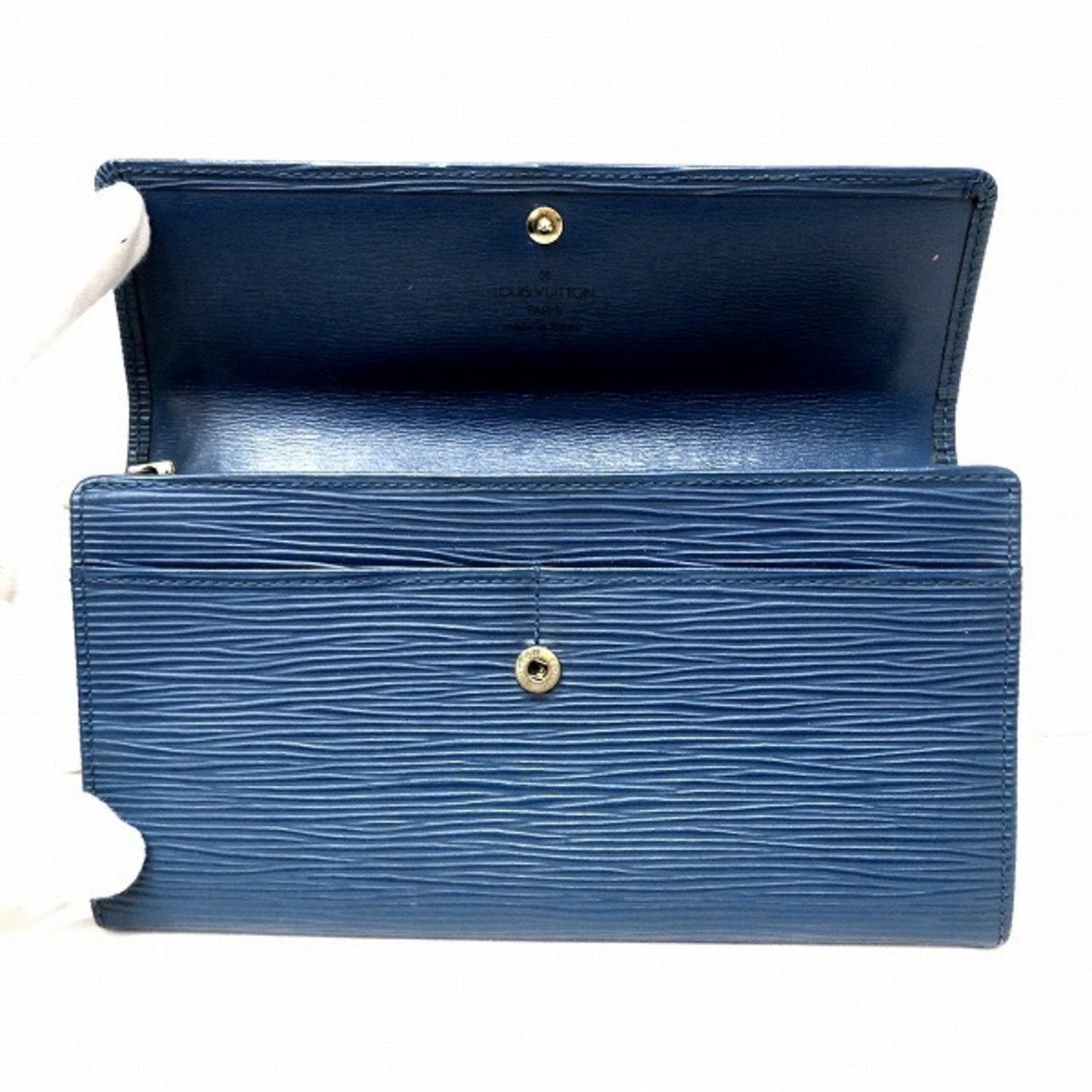 LOUIS VUITTON Epi Pochette Porto Mone Credit M63565 Long Wallet Bifold Unisex