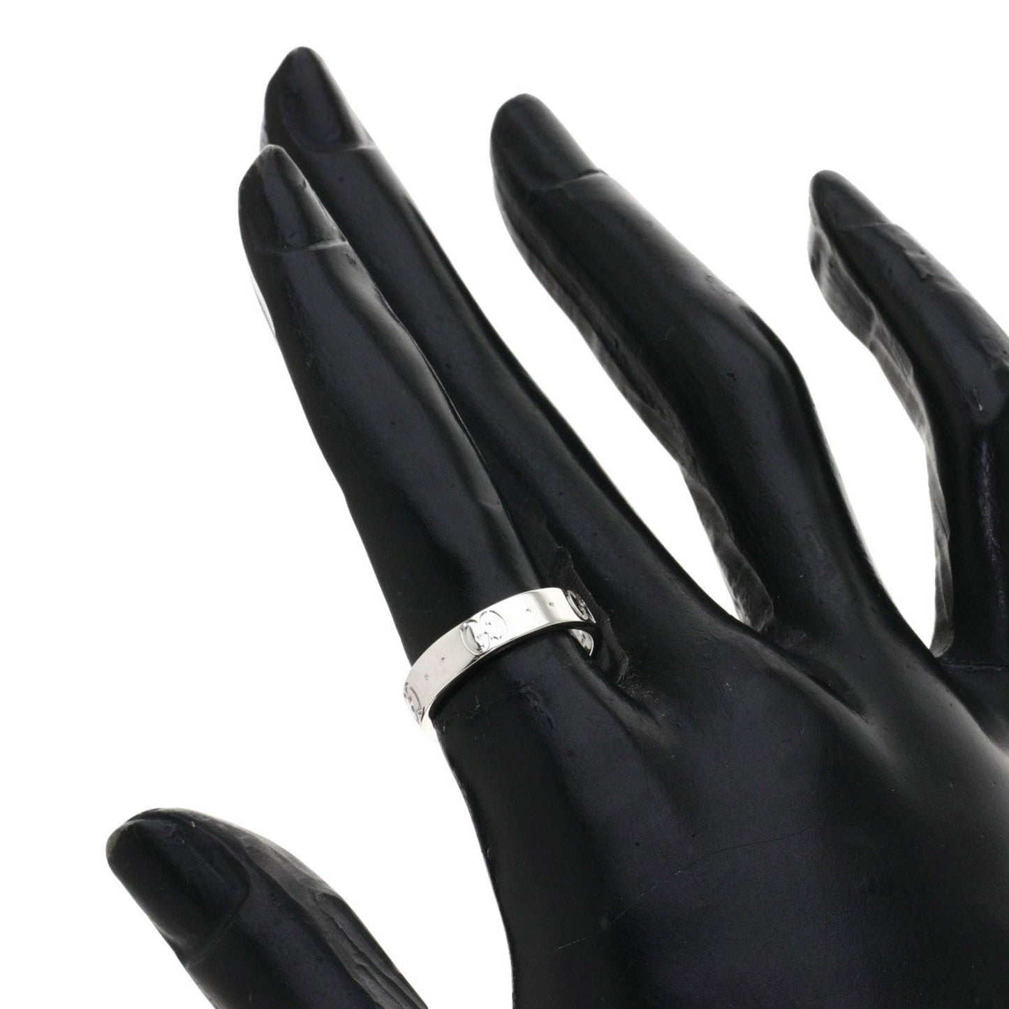 Gucci Icon # 10 Ring / K18 White Gold Ladies GUCCI