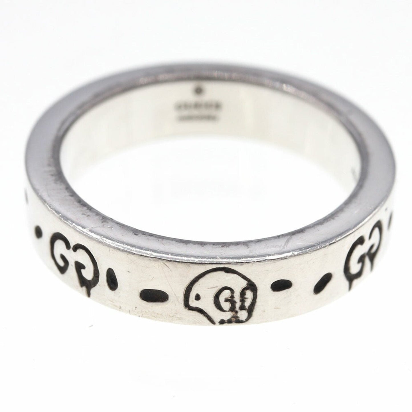 Gucci Ring Ghost 477339 SV Sterling Silver 925 No. 7.5 Ladies GUCCI