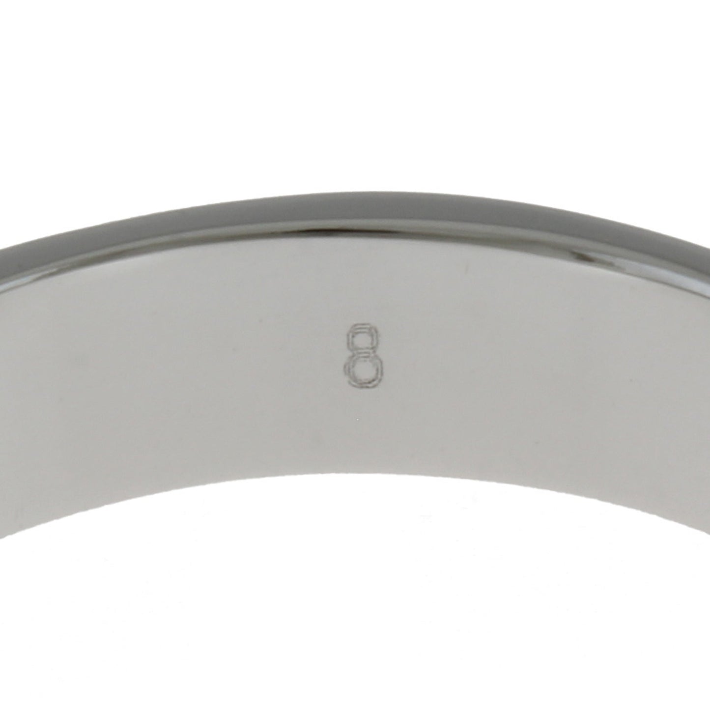 Gucci Icon Ring No. 7.5 18K K18 White Gold Women's