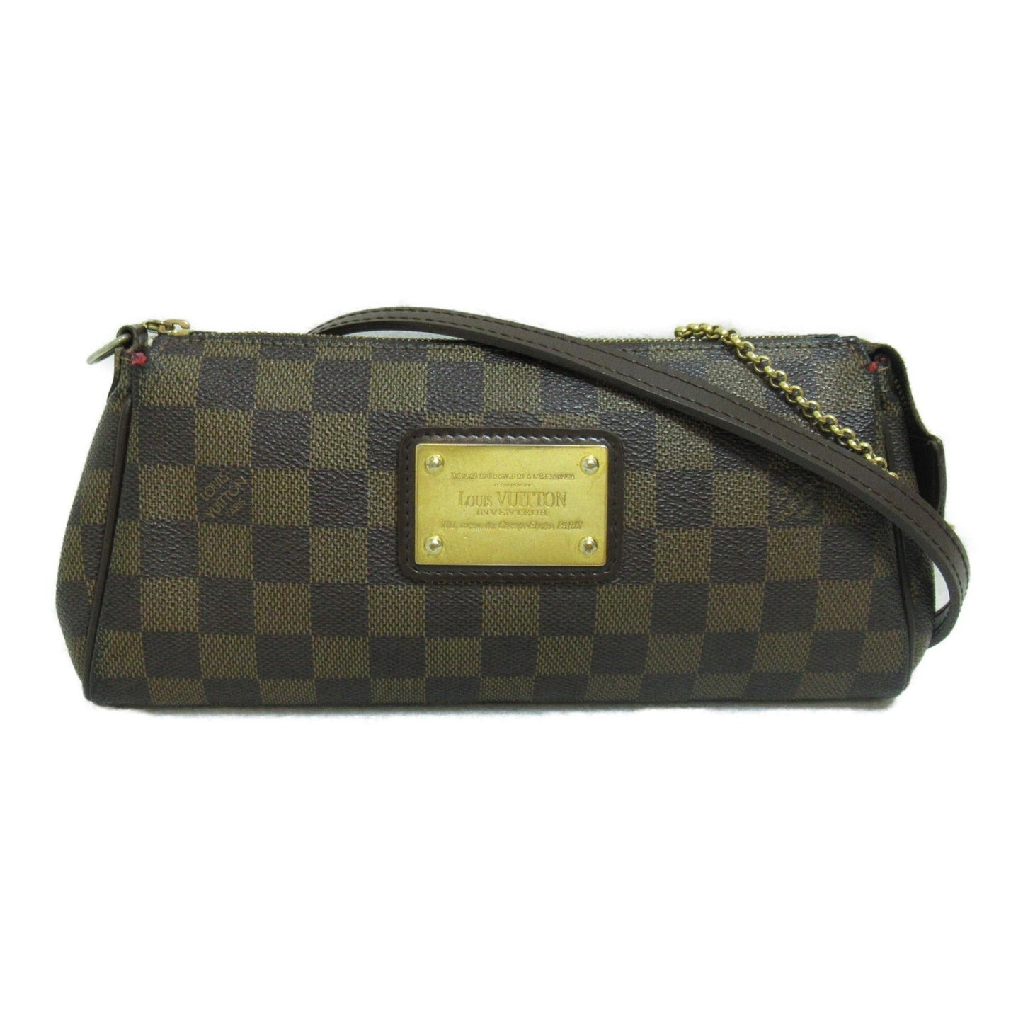 LOUIS VUITTON Eva Brown Ebene Damier PVC coated canvas N55213