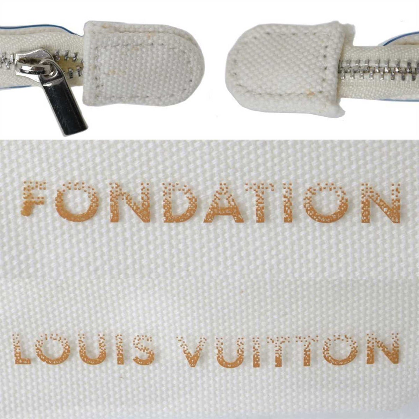 Louis Vuitton Foundation Museum Limited Edition Pouch White