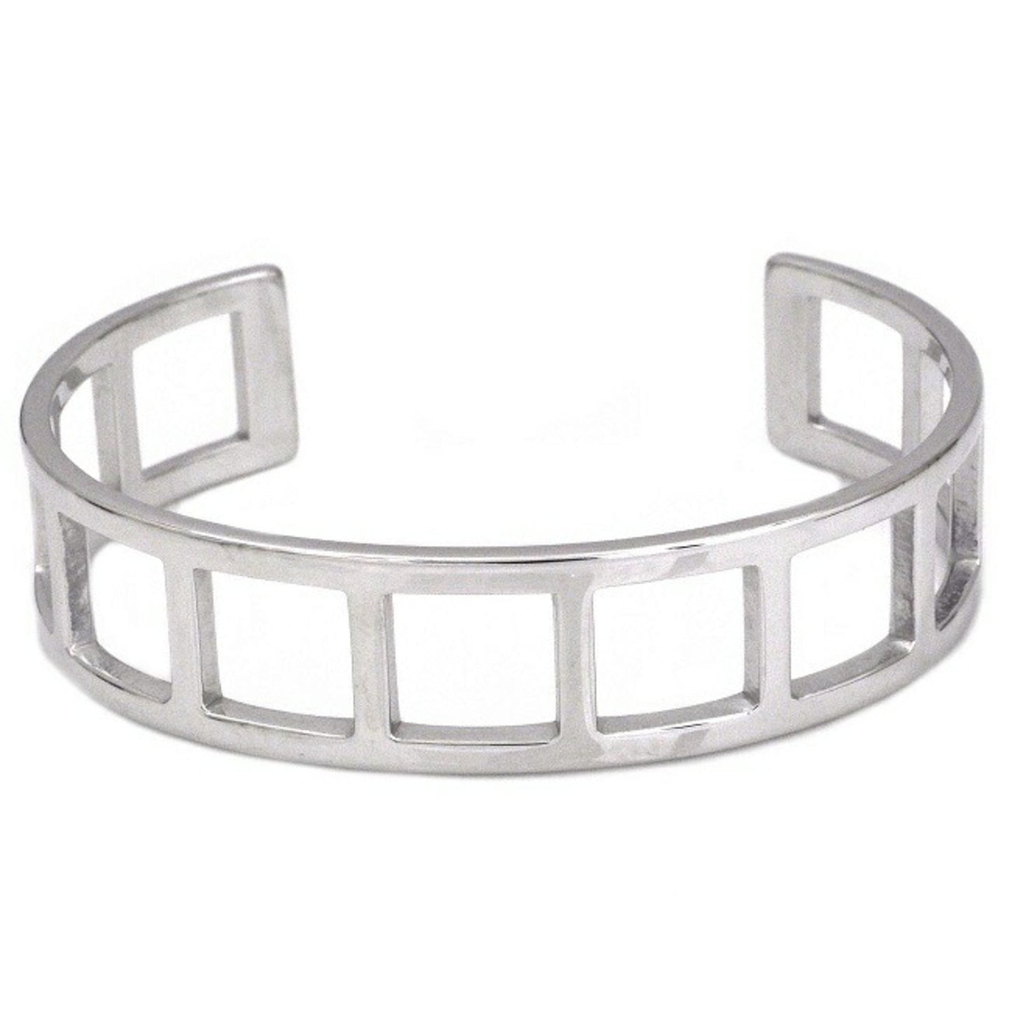 Gucci Bangle Silver Ag 925 GUCCI Bracelet Square Breath Unisex