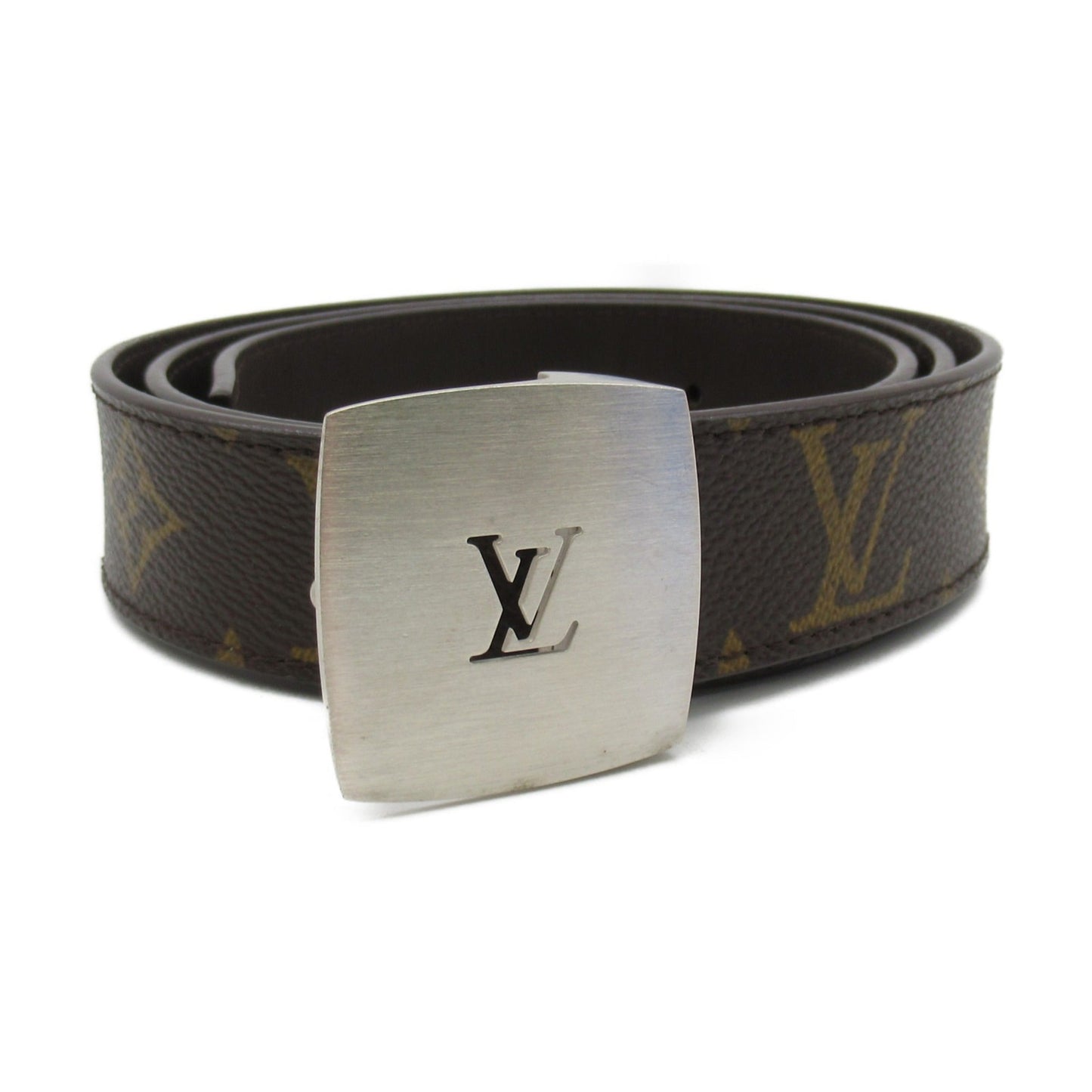 LOUIS VUITTON Ceinture 33.5" Brown Monogram PVC coated canvas M6887V