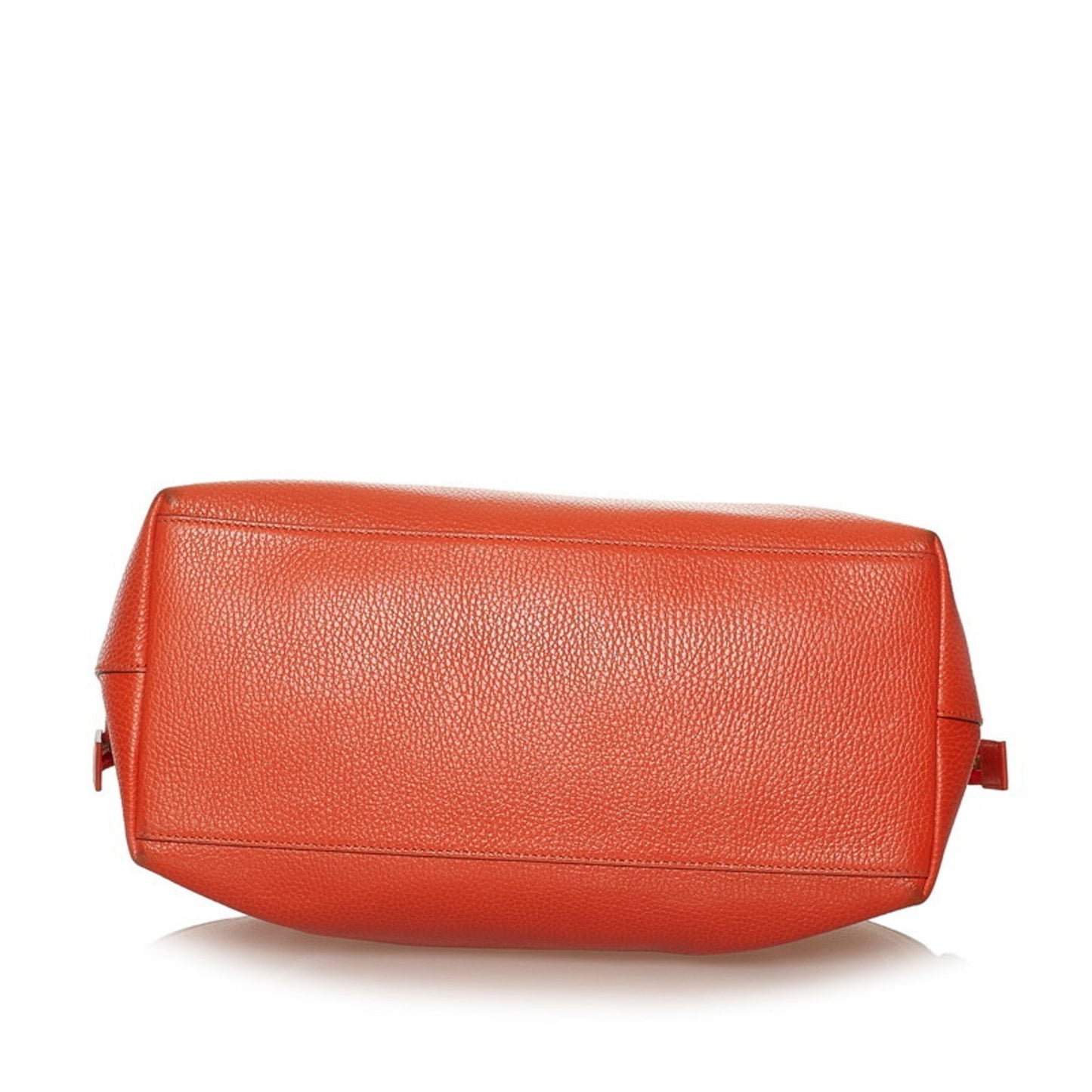 Gucci Interlocking G Handbag Shoulder Bag 449651 Orange Leather Ladies GUCCI