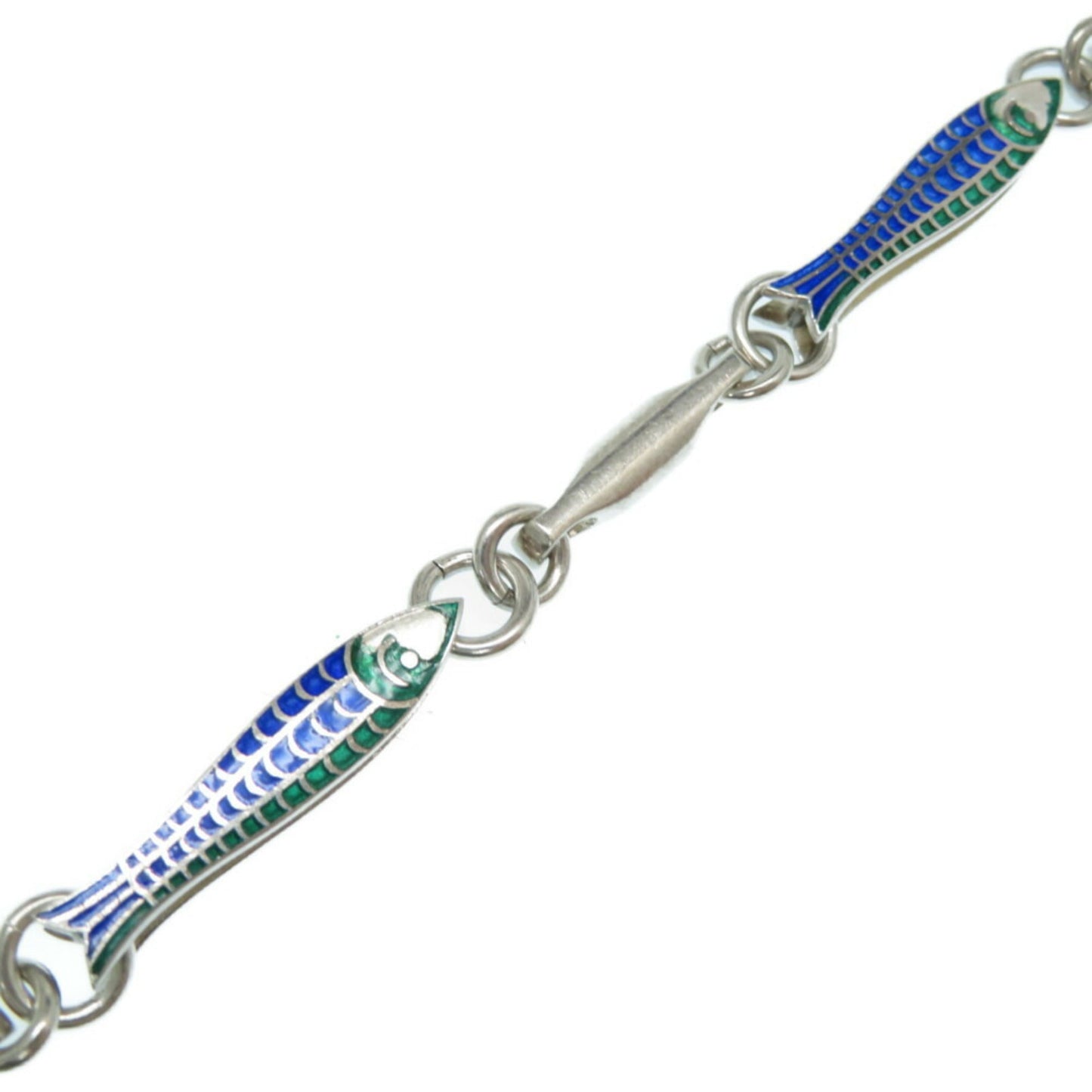 Gucci Fish Motif Silver Bracelet Vintage 925 Accessories