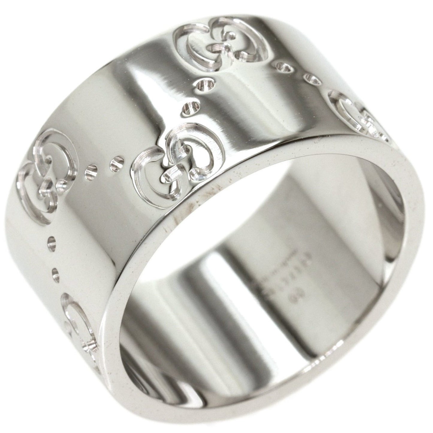 Gucci Icon # 6 Ring / K18 White Gold Ladies GUCCI