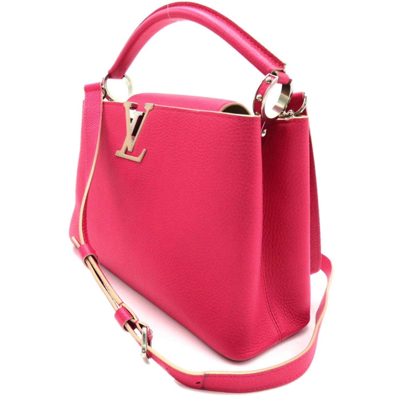 LOUIS VUITTON CapucinePM Pink Taurillon Clemence Leather leather M94519