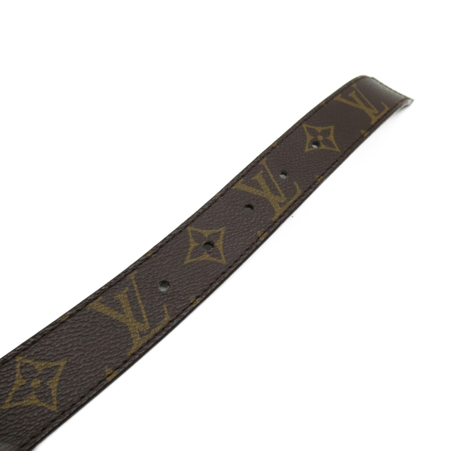 LOUIS VUITTON Ceinture 33.5" Brown Monogram PVC coated canvas M6887V