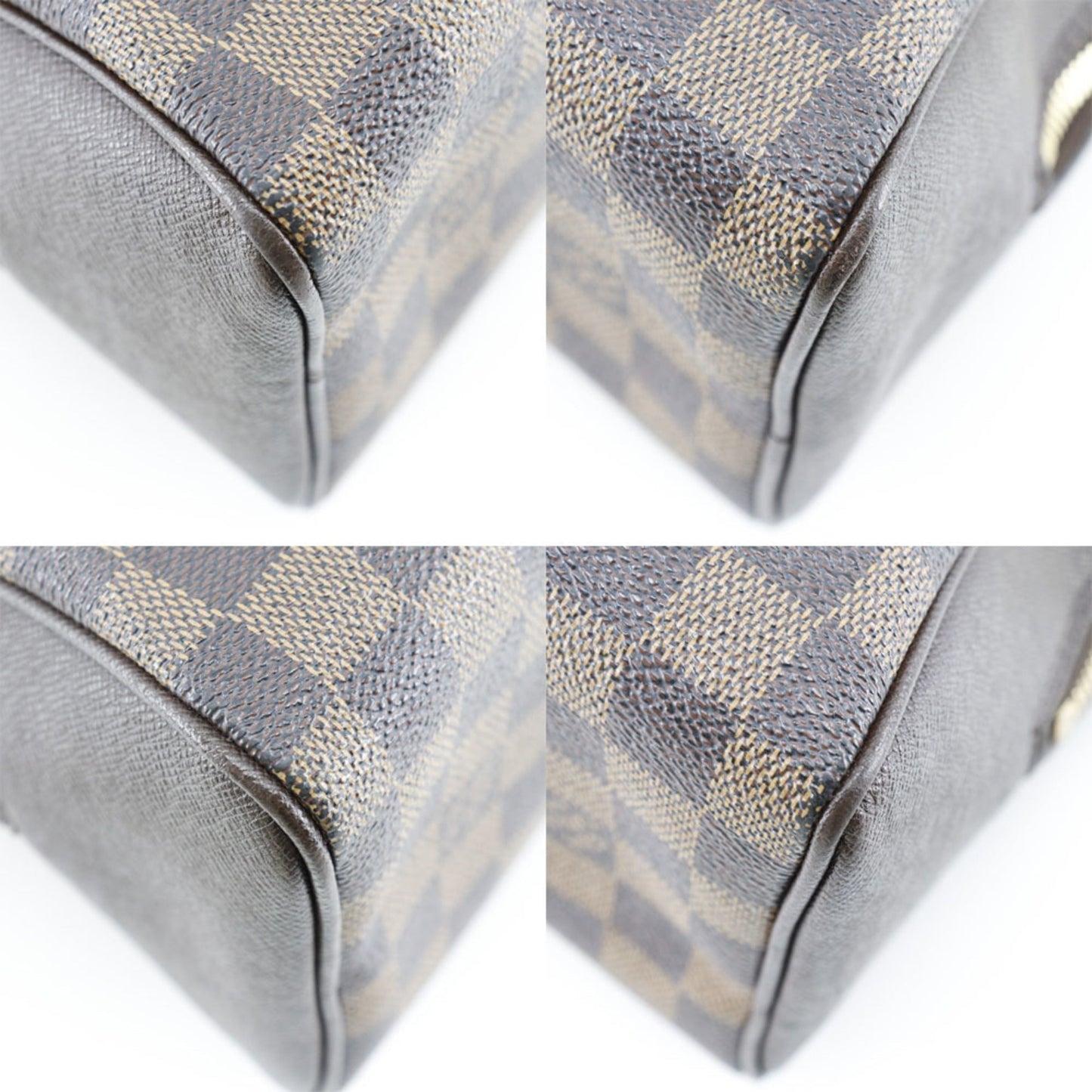 LOUIS VUITTON Brera Handbag N51150 Damier Canvas Brown VI0094 Women's