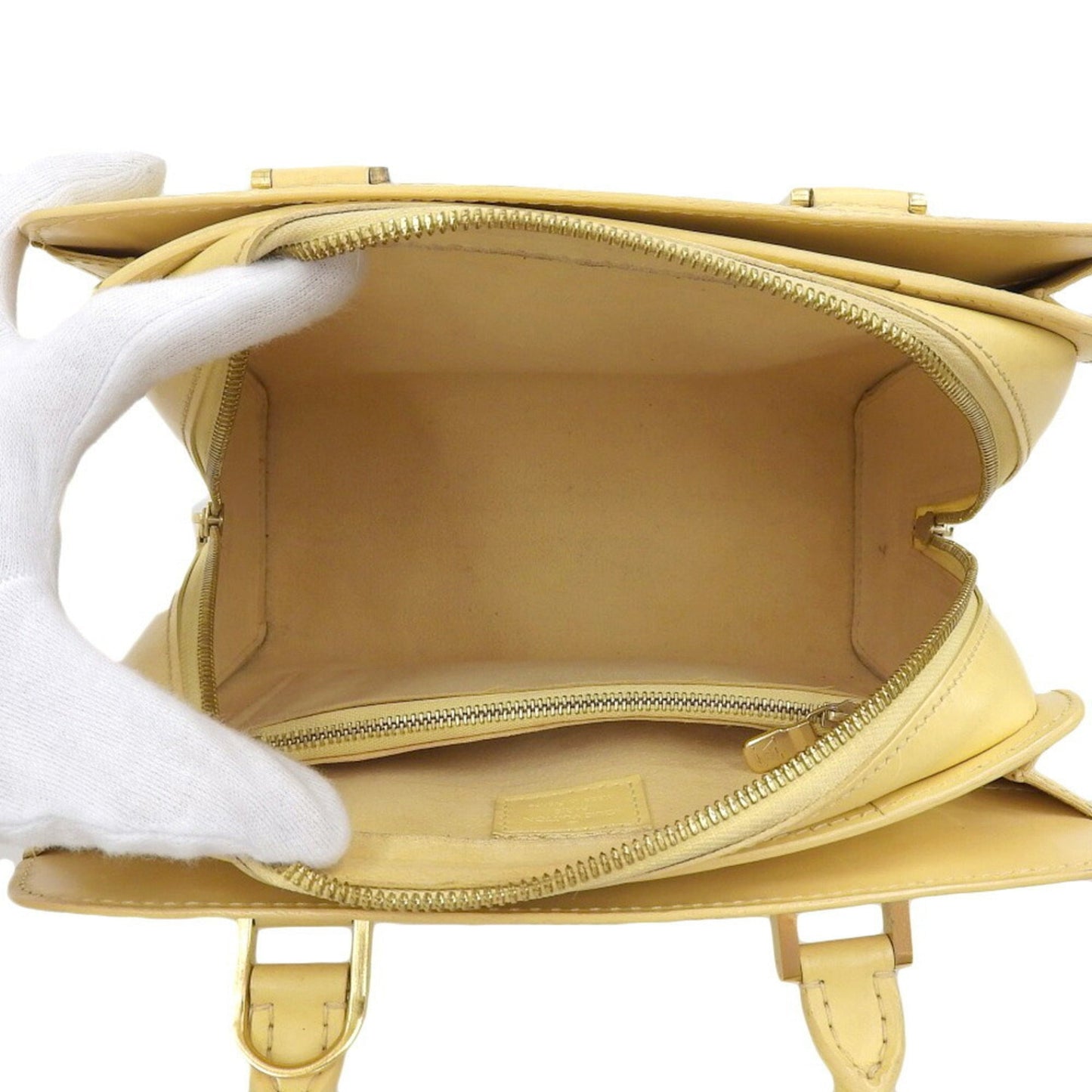 Louis Vuitton Epi Ponneuf Handbag Shoulder Bag Vanilla M5205A