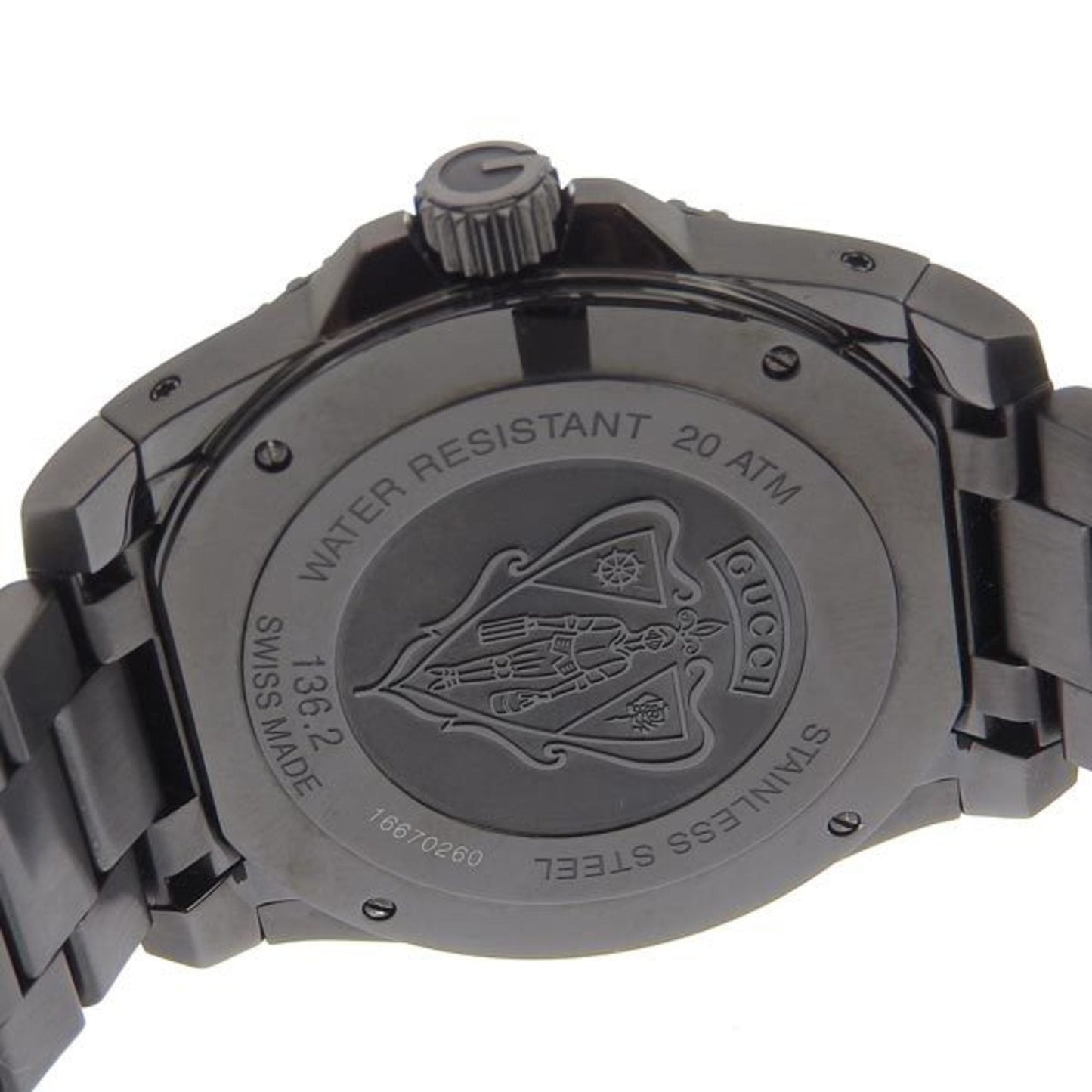 GUCCI Dive Men's Quartz 136.2 SS gg
