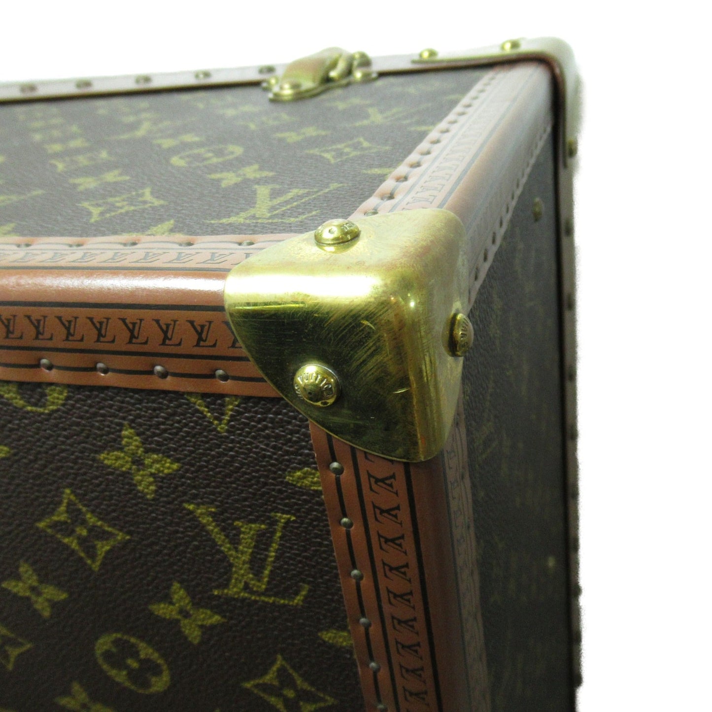 LOUIS VUITTON alzer 80 trunk Brown Monogram PVC coated canvas M21222