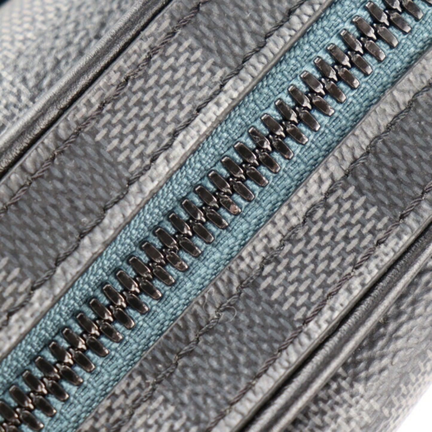 LOUIS VUITTON Alpha Messenger Shoulder Bag N40188 Damier Graphite Canvas Leather Black