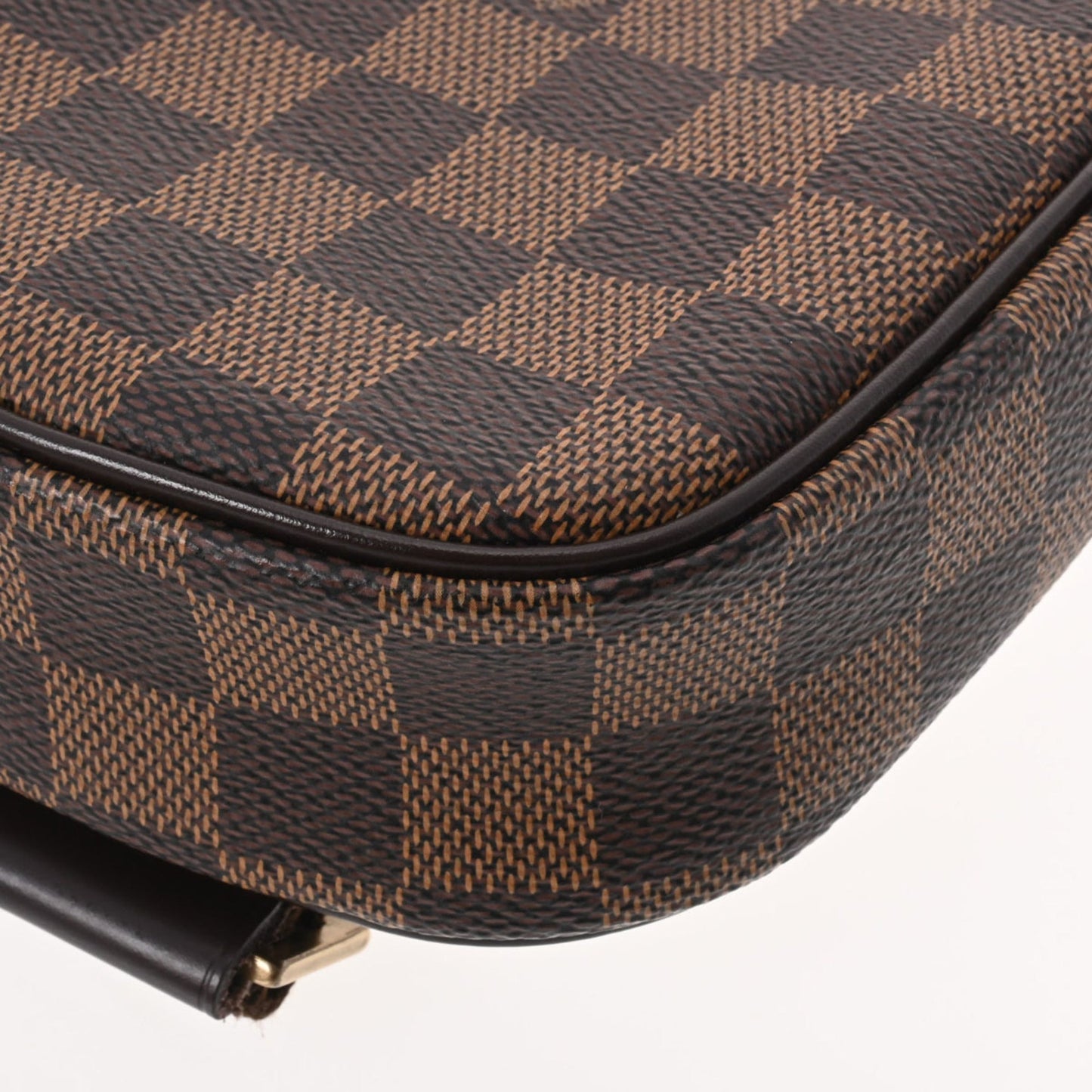 LOUIS VUITTON Damier Pochette Ganju SP Order Brown N48048 Women's Canvas Body Bag