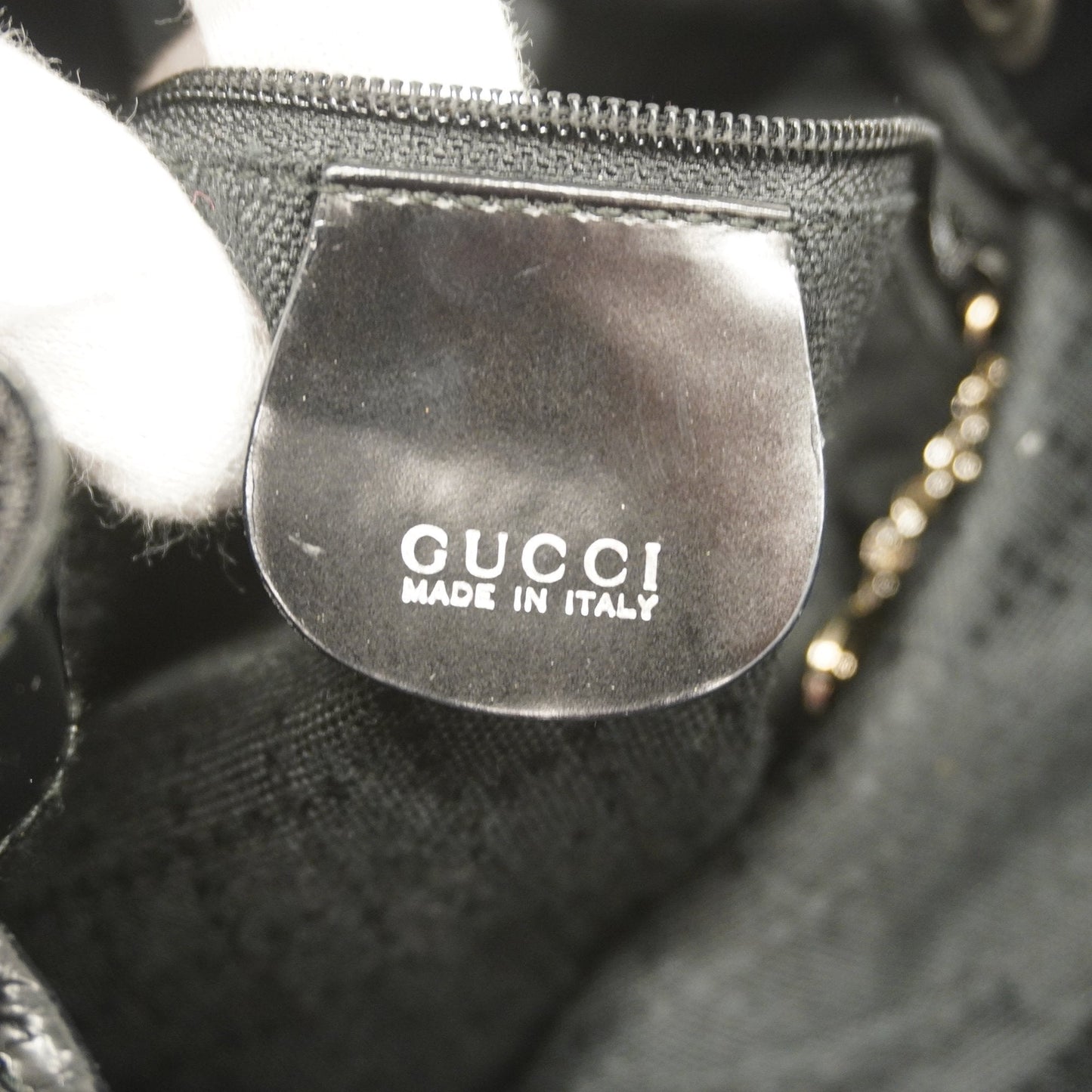 Gucci Bamboo 001 3754 1657 Women's Nylon Canvas,Leather