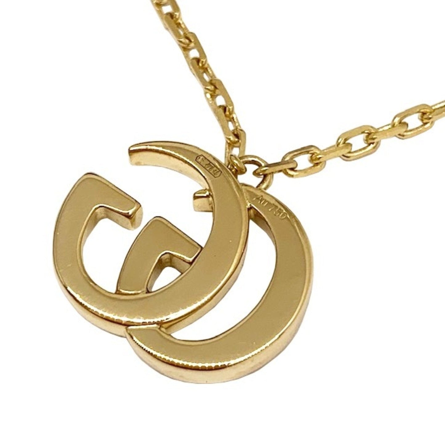 Gucci double G bracelet 501676 J8500 8000 17 jewelry brand K18YG 18-karat gold logo present gift lady's men's new article un