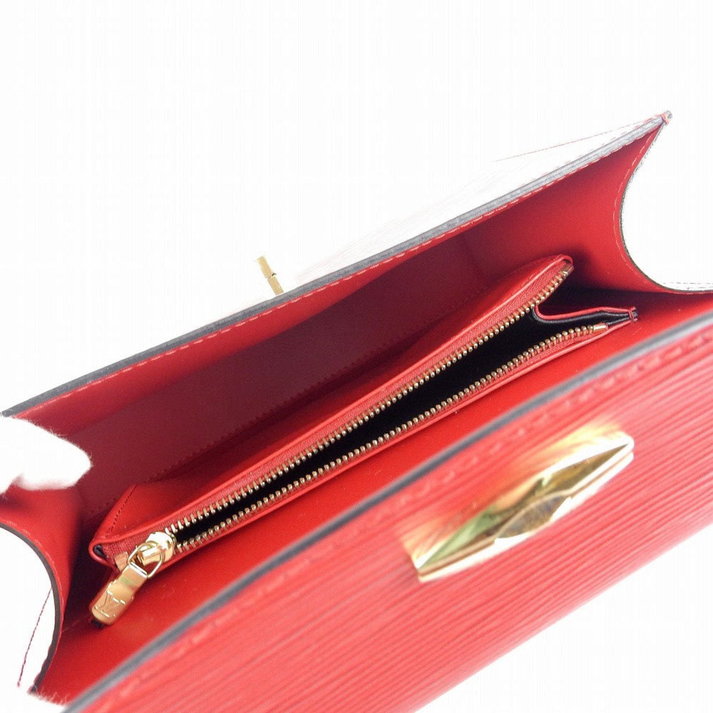 Louis Vuitton Epi Malesherbe Handbag Castilian Red M52377