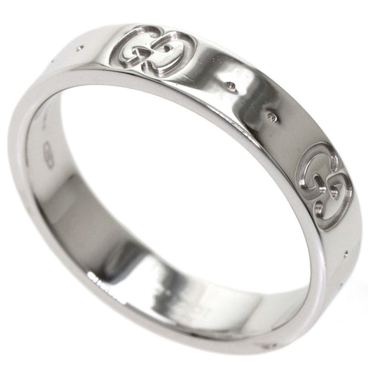 Gucci Icon #10 Ring K18 White Gold Ladies GUCCI