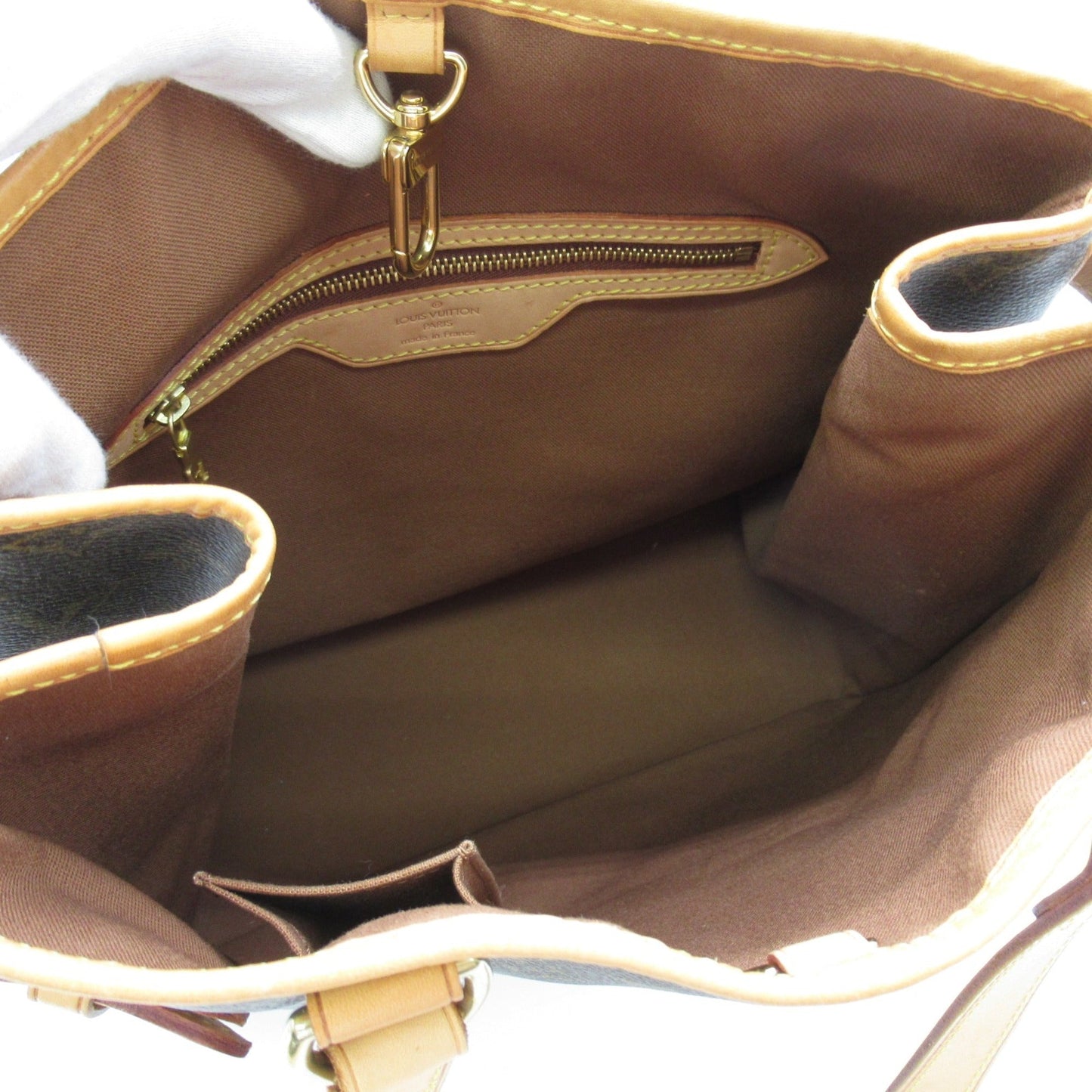 LOUIS VUITTON Batignolles Vertical Tote Bag Brown Monogram PVC coated canvas M51153