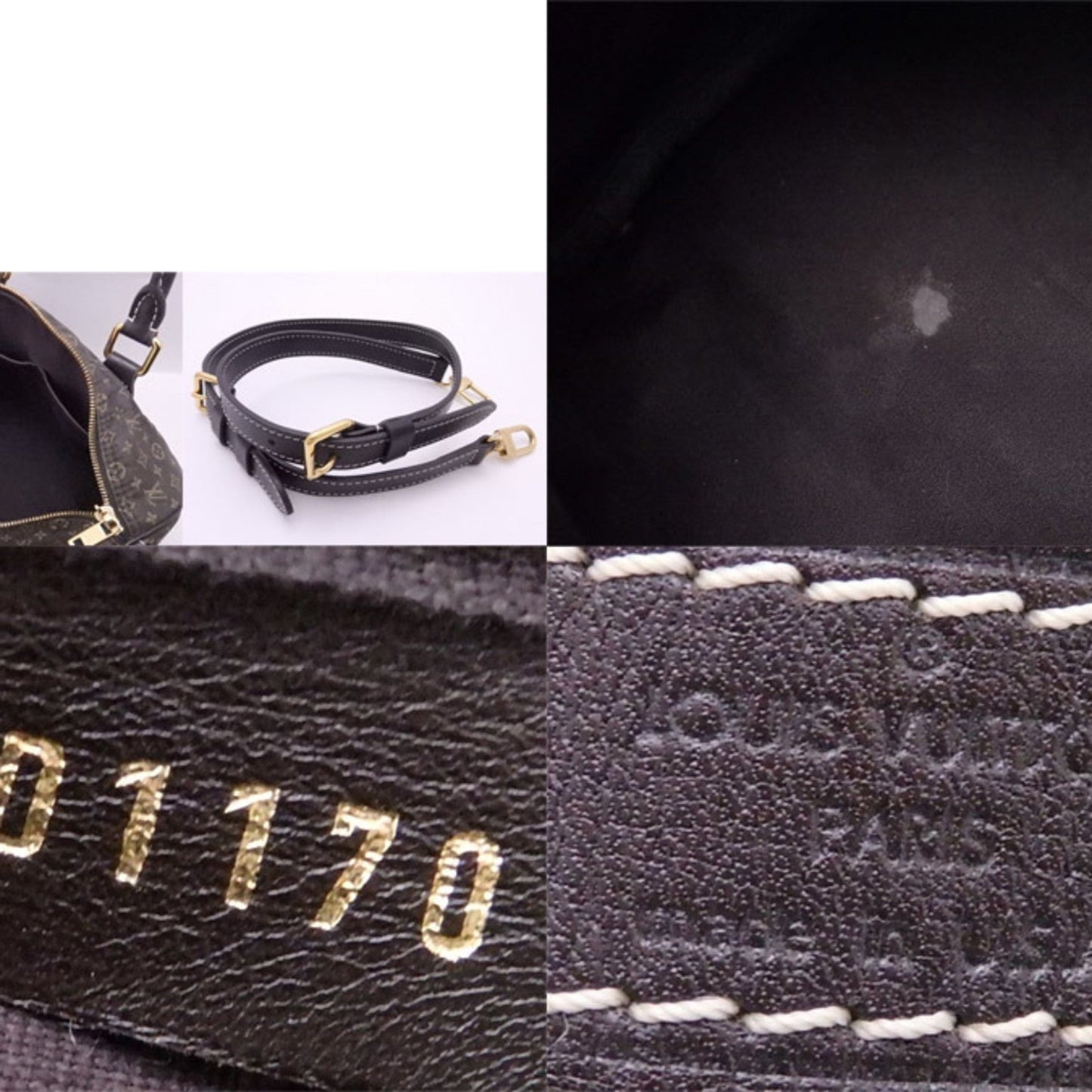 Louis Vuitton 2Way Bag Monogram Ideal Speedy Bandolier 30 Brown Canvas Leather Handbag Shoulder Women's Men's M56702