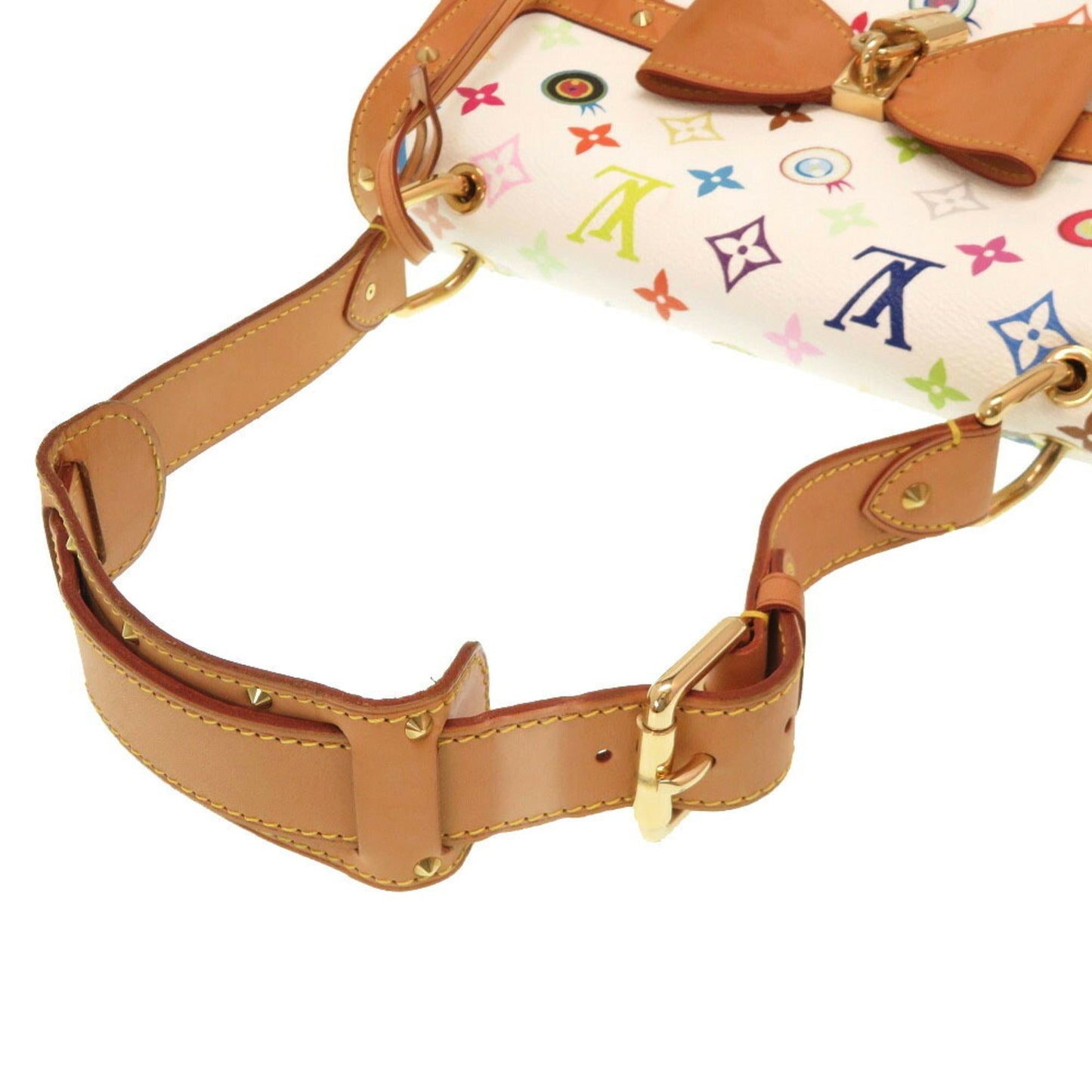 Louis Vuitton Eye Miss You Sack Mule Monogram Multicolor Blanc M92051 Handbag Bag White