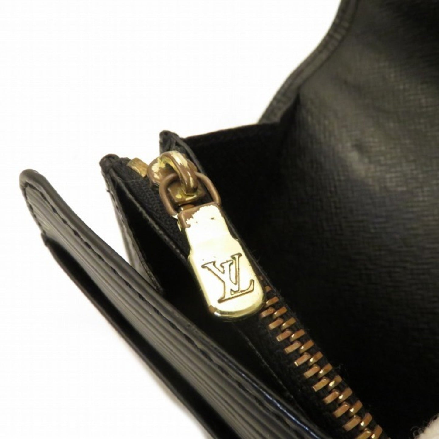 LOUIS VUITTON Epi Pochette Portomone Credit M63562 Long Wallet Unisex
