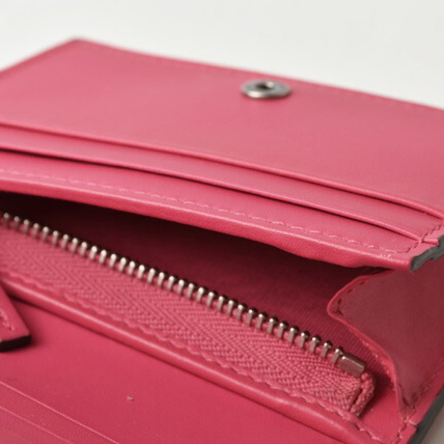 Gucci Mini Wallet/Coin Case GUCCI GUCCY Folding Wallet SEGA Collaboration Pink/Gold Leather