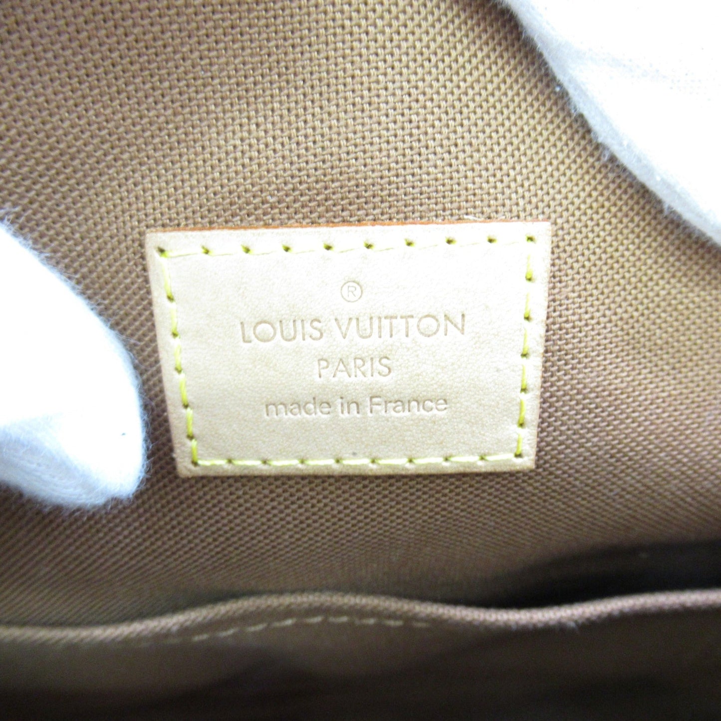 LOUIS VUITTON Batignolles Tote Bag Brown Monogram PVC coated canvas M51156