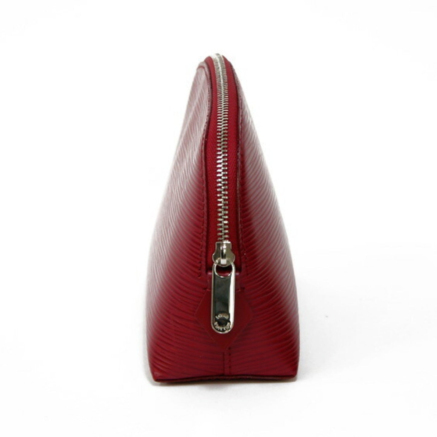 LOUIS VUITTON Epi Pochette Tick Leather Fuchsia Engine Makeup Pouch Louis Vuitton Women's Men's